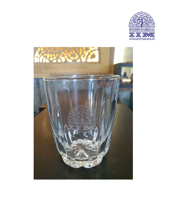 Juice Glass Lotus with Logo